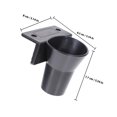 thumbnail image 2 of Raindrops Screwdriver Organizer Electric Screwdriver Holder Plastic Black Wall Mountable 1 Set, 2 of 7