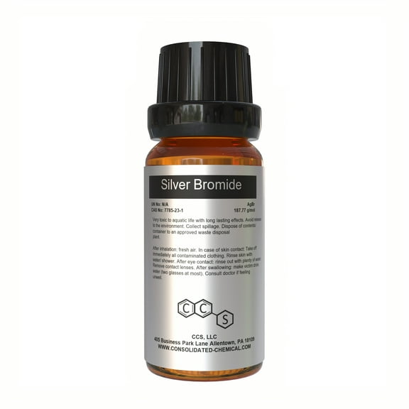 Silver Bromide | High-Purity Photographic & Industrial Grade - 30mL (1 Fl Oz)
