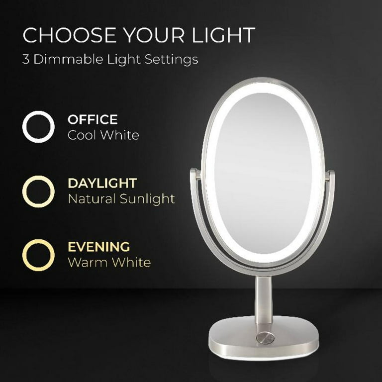 Free Shipping! Zadro Newport LED Lighted Makeup Mirrors w