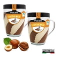 thumbnail image 3 of Piacelli Delicious Cocoa Milk Cream Spread in Special Glass Cup - Organic Milk Spread with Cocoa - Sweet & Creamy Coca Milk for Refreshment (2 Count - 300GR), 3 of 5