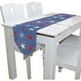 thumbnail image 3 of Coolnut Table Runner 13"x90", Starry Jean Washable Table Cloth Runner for Holiday Home Wedding Table Top Decoration, 3 of 5