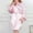 Pink, variant on Stylish Women Plus Size Satin Robes Kimonos and Sleepwear for Comfort and at Night