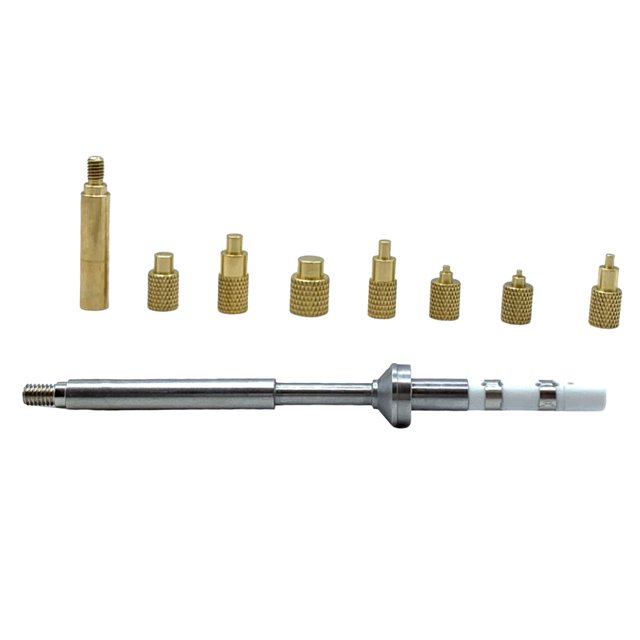 Kit inserción Tuerca térmica Punta hierro M2-M8 termofusible latón