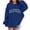 Navy, variant on Kiijoy Toddler Girls Casual Hoodie California Print Active Hooded Sweatshirt, Sizes 3-4