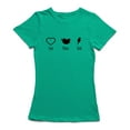 thumbnail image 1 of Love Peace Tesla Women's T-shirt, 1 of 1