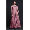 thumbnail image 2 of Bimba Butterfly Printed Front Slit Sleeveless Summer Spring Long Women BeachÂ&nbsp;Dress-Large, 2 of 5