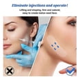 thumbnail image 2 of Pegatinas para lifting facial, 120 unidades/juego, pegatinas invisibles finas para el rostro, líneas faciales, arrugas, flacidez de la piel, cinta adhesiva rápida para el mentón en forma de V, 120 u, 2 of 5