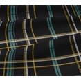 thumbnail image 5 of oneOone Viscose Jersey Black Fabric Madras Check Craft Projects Decor Fabric Printed By The Yard 60 Inch Wide, 5 of 5