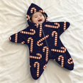 thumbnail image 4 of YunPes Baby Starfish Onesie Winter Warm Fleece Jumpsuit Newborn Wearable Blanket Swaddle Sack Baby One Piece for Halloween Christmas, 4 of 5