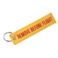 thumbnail image 4 of Runquan Portable Key Chain Key Fob Embroidery Car Key Holder for Adults and Children Orange, 4 of 8