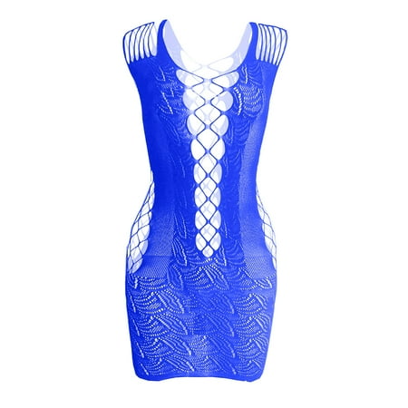 

Zuwimk Sexy Lingerie For Women Lingerie for Women Lace Babydoll Maternity Lingerie Sexy Pregnant Plus Size Chemise Sleepwear Blue One Size