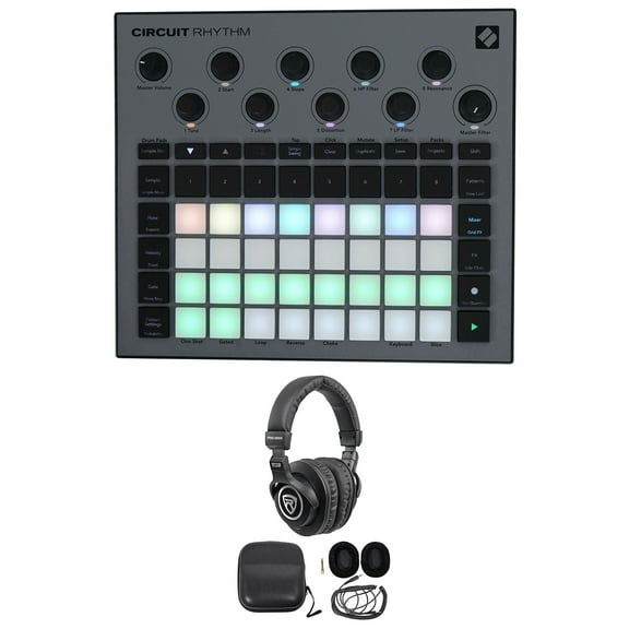 Novation Circuit Rhythm Beatmaking Sampler Groovebox/Drum Machine   Headphones