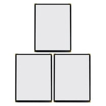 WSTEER 3pcs Clear Recipe Cover Bar Recipe Protector DIY Menu Holder for Restaurant (A4)