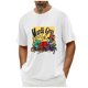 thumbnail image 5 of Casual Summer Tops Carnaval Impreso de Manga Corta Cuello Redondo, Poliéster Ligero para la Fiesta de Verano de Primavera, 5 of 9
