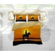 thumbnail image 3 of 3D Cowboy Knight Sunset Beach Quilt Cover Set Ropa de Cama Set Funda Nórdica, 3 of 3