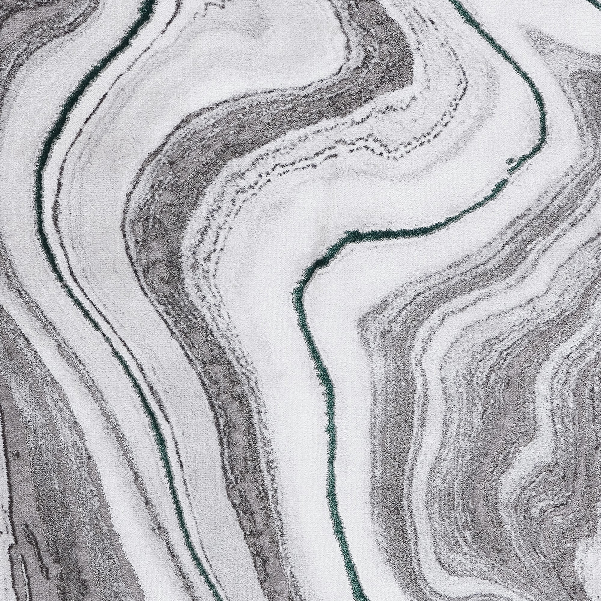 SAFAVIEH Craft Angjelko Abstract Area Rug, Grey/Green, 6'7" x 9'