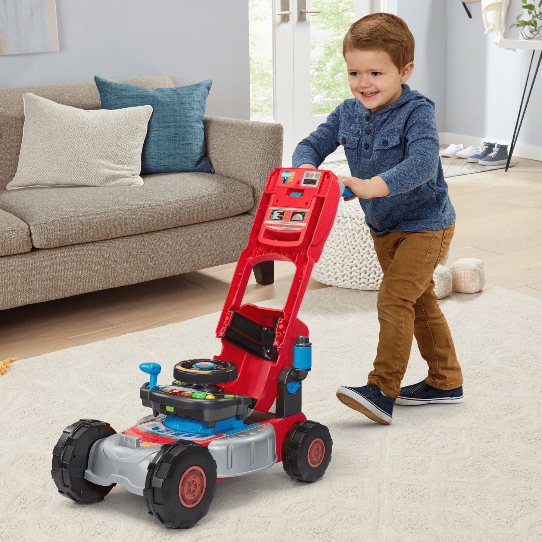VTech® Get Growing Tractor & Mower Ride-On - Easy Transformation - English Version, 12-36 Months