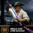 thumbnail image 2 of Bloques de Construccion Espada de Zoro Mould King 10260 con Luz LED y Soporte 1801 Piezas, 2 of 5