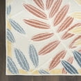 thumbnail image 3 of Nourison Aloha 5'3" x 7'5" Ivory Blue Modern Rug, 3 of 10