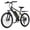 Black, variant on VIPDRIVE Electric Bike for Adults, 24'' 750W Peak Ebike, 48V 7.8AH Removable Battery，Up to 40 Miles 20MPH Electric Mountain Bike，Front Fork Suspension，UL2849