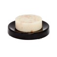thumbnail image 1 of Jabonera InterDesign Ceramic Earth Matte Black 11x11x2 cm, 1 of 6