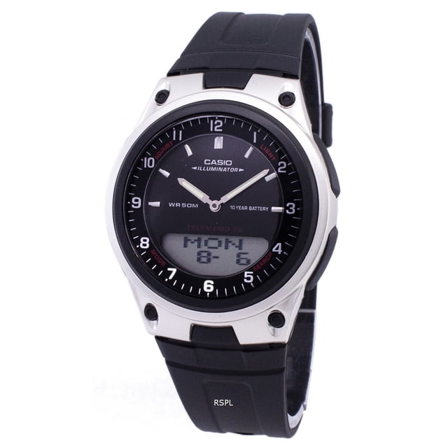 Casio Analog Digital Telememo Illuminator AW-80-1AVDF AW-80-1AV Men's Watch