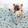 thumbnail image 3 of Sigee Cartoon Doodle Puppy for Pet Blanket for Dog Cat Puppy Blanket Cat Blankets for Small and Medium Pets-Small, 3 of 8