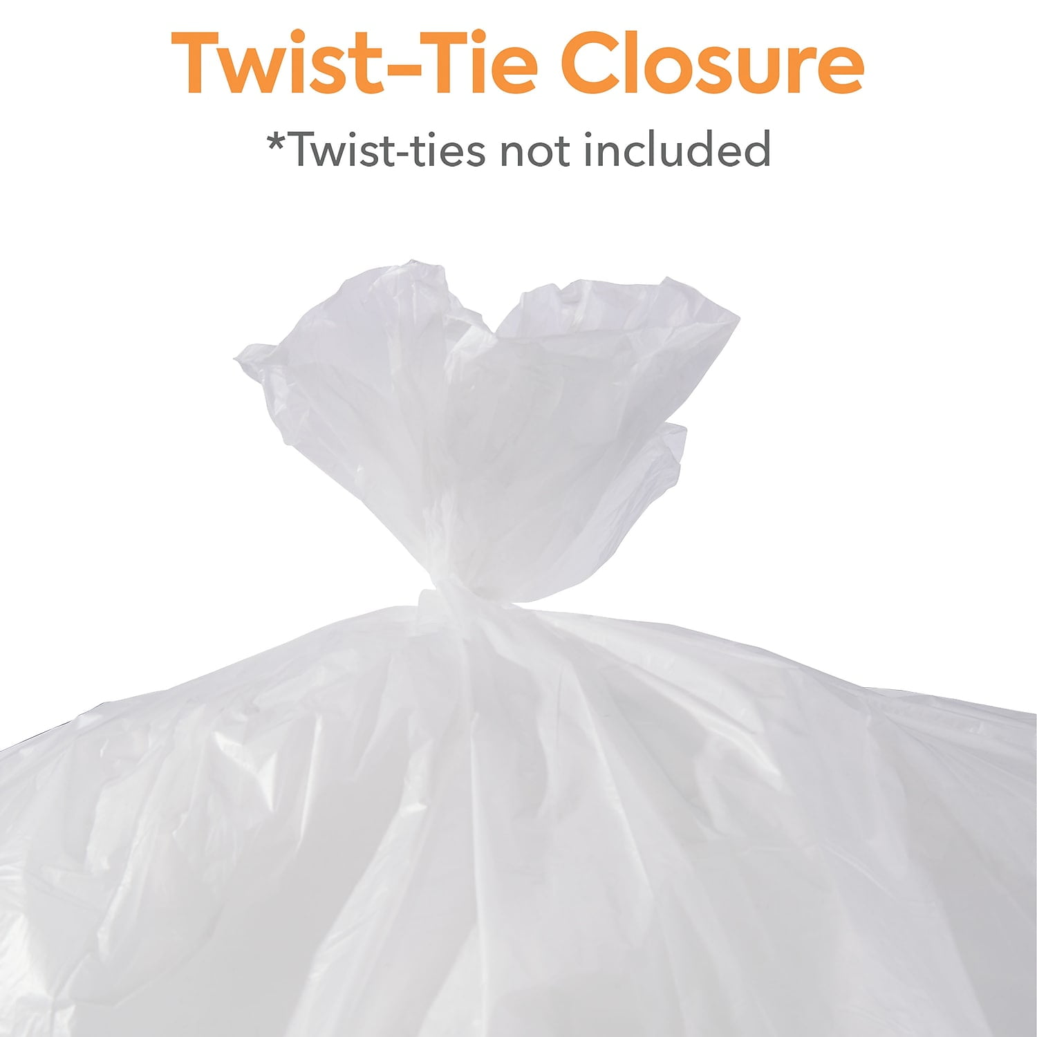 Staples COASTWIDE Trash Bags 30-33 gal 33x40 High Density 12 Mic Natural 10 Rolls/CT 814883
