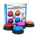thumbnail image 1 of Set de 4 botones grabables para perro Gelabur, 1 of 6