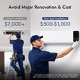 thumbnail image 7 of Cozeware Visio Series 9000 BTU Mini Split AC and Heat Pump, 115V 18 SEER2 Ductless Inverter System with Installation Kit, Cools & Heats Up to 450 Sq. Ft., 3 Eco Modes, 7 of 7