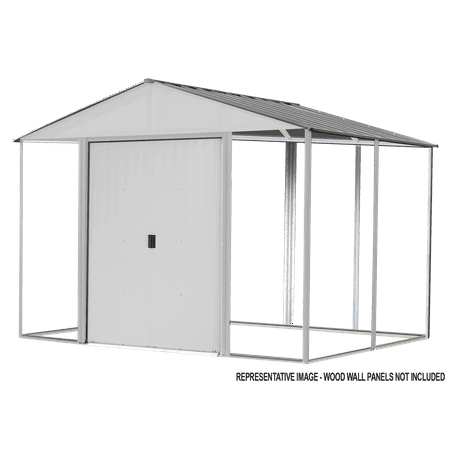 Steel Hybrid Shed Kit 10 x 12 ft. Galvanized Anthracite