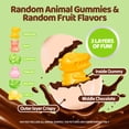 thumbnail image 5 of COKOC Triple-Layer Dark Chocolate Flavored Gummy Candy Eggs, Soft & Chewy Easter Basket Candy & Party Favors, 12.7oz (Pack of 4), 5 of 5