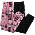 thumbnail image 5 of RBX Girls' Sweatpants - 2 Pack Active Fleece Joggers (Size: 4-16), 5 of 7