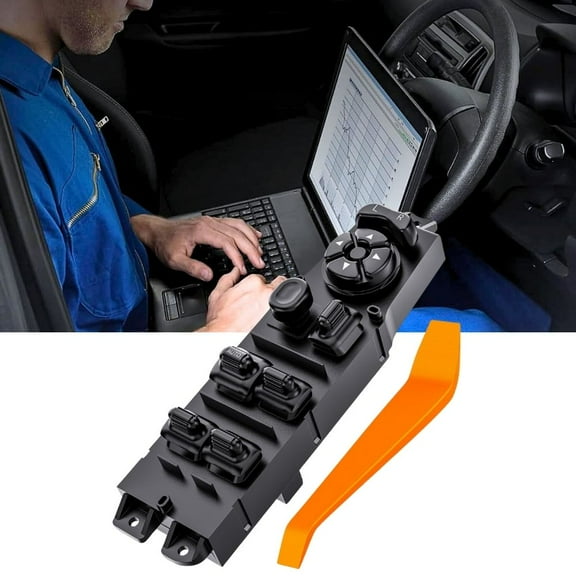 Nilight Power Master Window Switch Compatible with 1997 1998 1999 2000 2001 Jeep Cherokee Front Left Driver Side Window Control Switch Replacement Set with Removal Tool