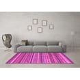 thumbnail image 3 of Ahgly Company Indoor Square Southwestern Pink Country Area Rugs, 6' Square, 3 of 4