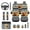 Aztec Highland Cow, variant on Garronmavis Aztec Highland Cow Car Seat Covers for Women Seatbelt Covers Universal Steering Wheel Covers Armrest Pad Cup Holder Chapstick Sleeve Key Chain 13pcs