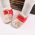 thumbnail image 6 of Otqutp Warm Boots for Toddler Winter Children Baby Boots Boys and Girls Cotton Shoes Cotton Wool Warm and Comfortable Cute Deer Bear Panda Shape(A,0-6 Months), 6 of 9