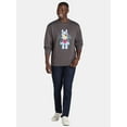 thumbnail image 2 of Bluey Men’s & Big Men’s Halloween Vampire Graphic Sweatshirt, Sizes XS-3XL, 2 of 5