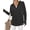Black, variant on BTFBM Sweaters for Women Fall Clothes Pocket Quarter Zip Pullover V Neck Long Sleeve Knit Trendy Winter Sweater