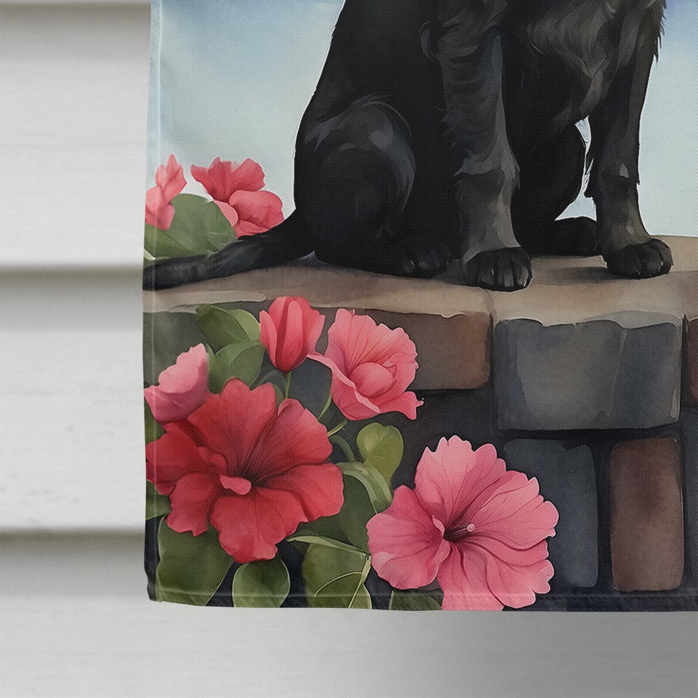 Scottish Terrier Two Hearts House Flag 28 in x 40 in