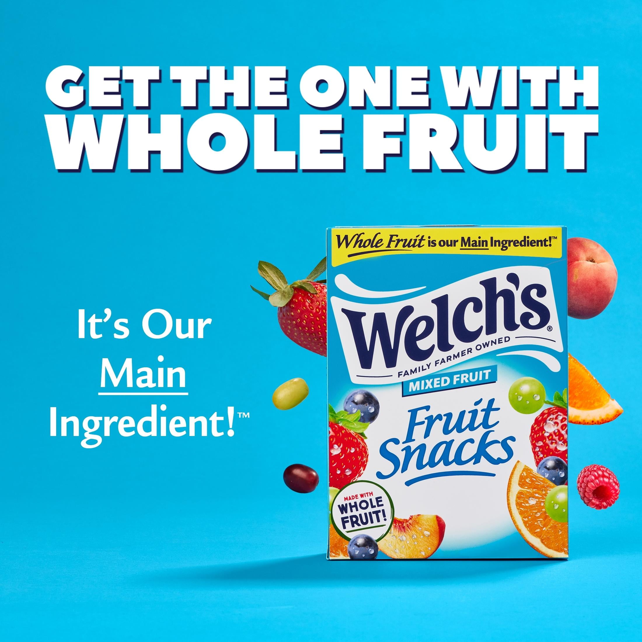 Welch's Family Size Multipack Fruit Snacks, Mixed Fruit, 0.8