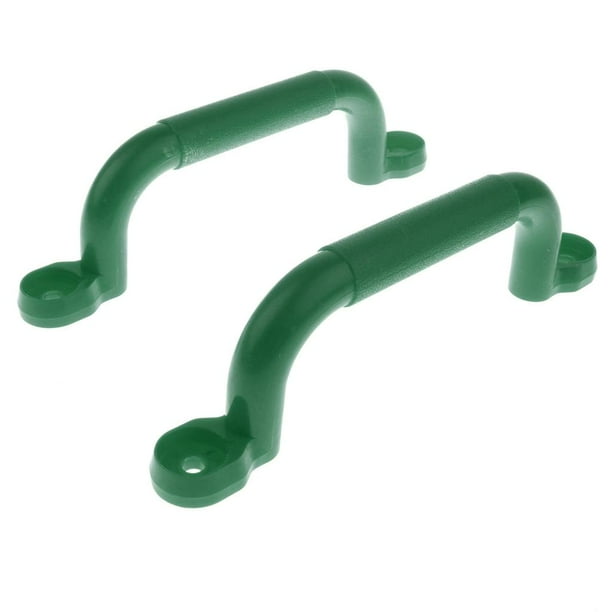 1 Par Manijas Antideslizante de Seguridad para instalación en Columpio Pared de Escalada - Verde negruzco Sunnimix Juguete con asas antideslizantes de seguridad