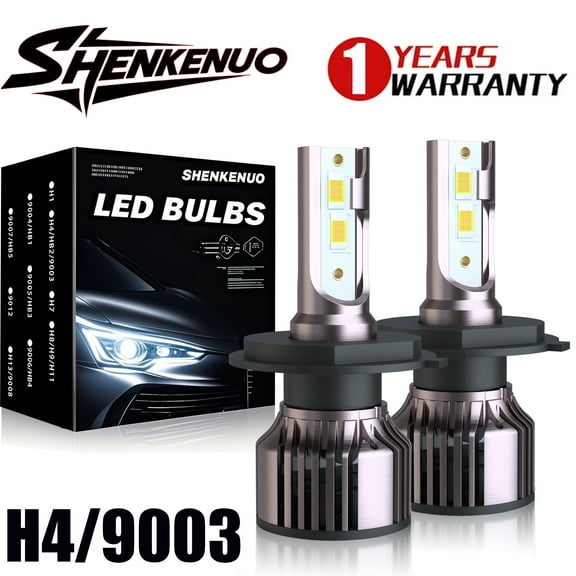 LED Headlight Bulbs High&Low Beam for 2006-2014 Toyota Yaris 2007 2008 2009 2010 2011 2012 2013 Super Bright 6000K Cool White 2PCS