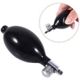 thumbnail image 3 of foco de presión arterial de repuesto y válvula de liberación de aire - Bomba grande premium para inflar manualmente el esfigmomanómetro - Funciona con manguito inflables cervicales ( negro)86*43, 3 of 5