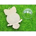 thumbnail image 5 of EOEMY 5 Pcs Bronze Silver Owl Pendant With Glass Terrarium 1/2 Bottle 20mm-Silver, 5 of 8