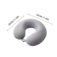 thumbnail image 2 of Fiudx Almohada Cervical, Cojín Ergonómico de Apoyo para Viajes, Funda con Cremallera de Textura Suave, Diseño Compacto y Ligero, Ideal para Usar En Coche, Tren o Avión, Regalo Perfecto para Familiare, 2 of 2