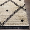 thumbnail image 4 of Hauteloom Shae Living Room, Bedroom Area Rug - Bohemian, Transitional - High Pile - Black, Cream - 18" x 18" Sample, 4 of 7