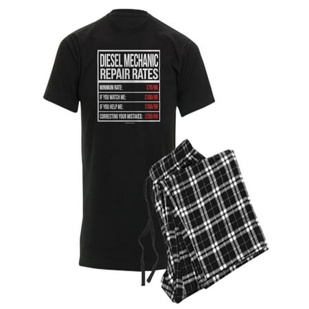 

CafePress - Diesel Mechanic Repair Rates - Men s Dark Pajamas