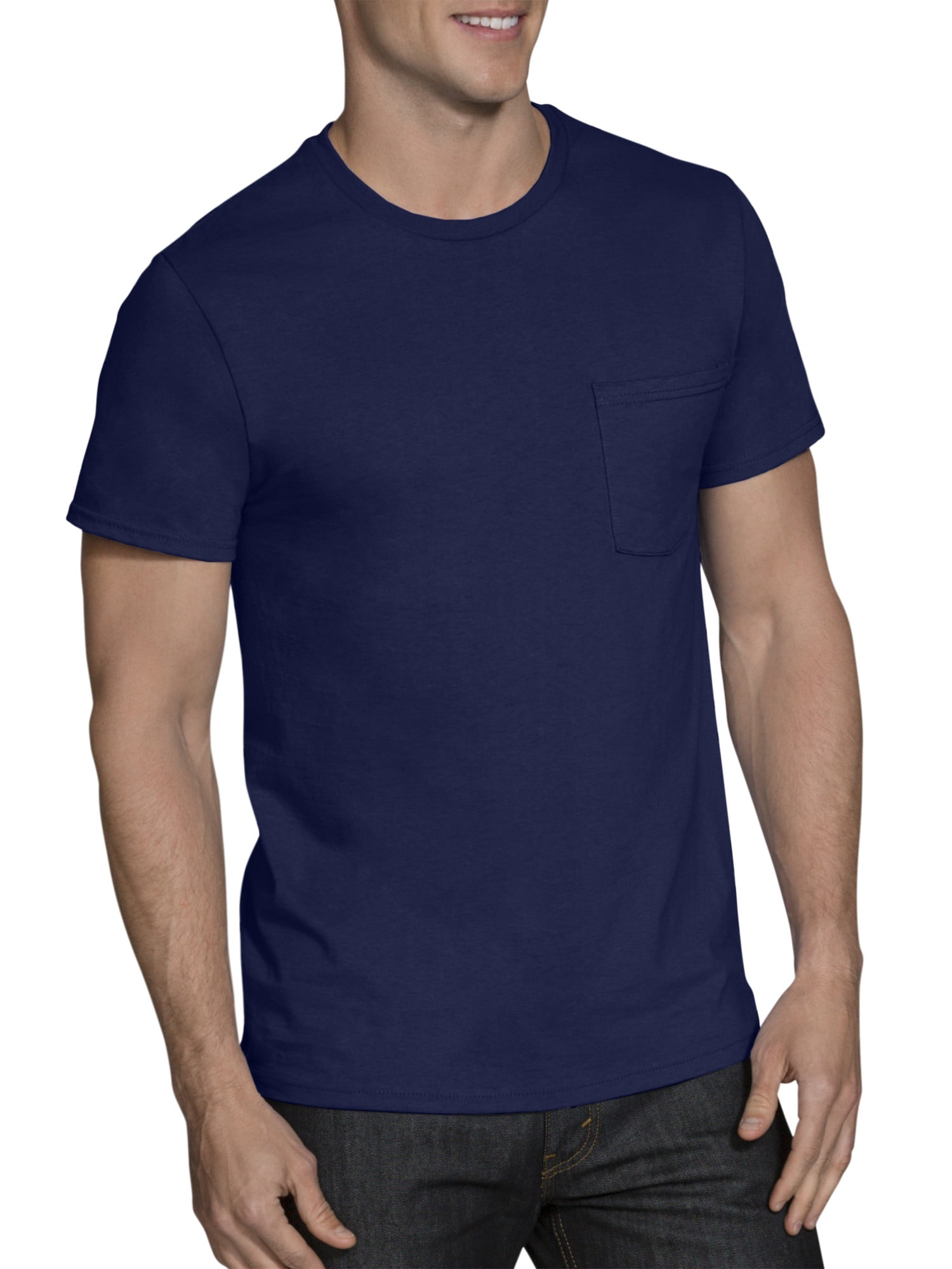 fruit of the loom mens pocket t