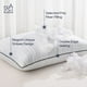thumbnail image 5 of [ Almohadas Downluxe para Cama Queen Size Juego de 2 Suaves de Poliéster ], 5 of 7